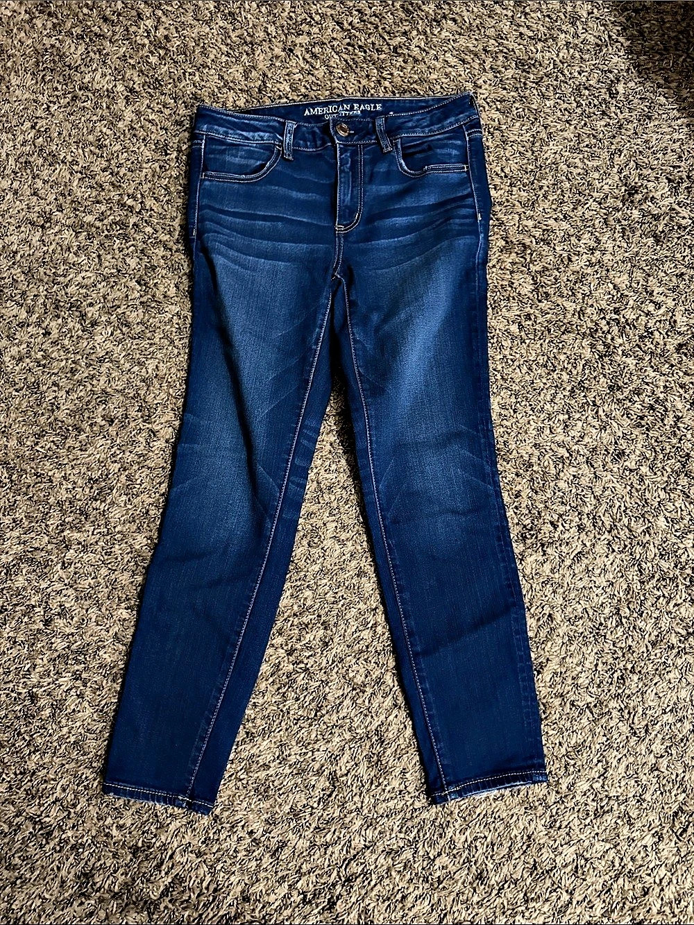 Ariat Slim Jeans in Blue Waist 10